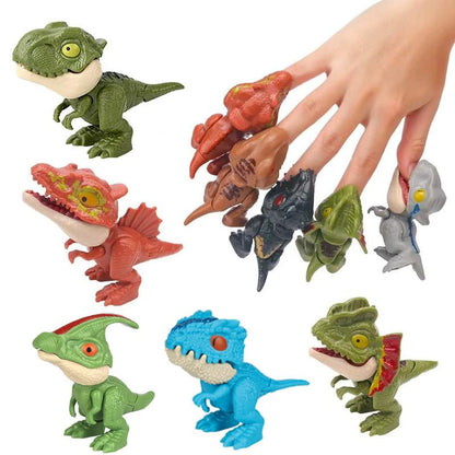 Painless Biting Finger Dinosaur Action Figures