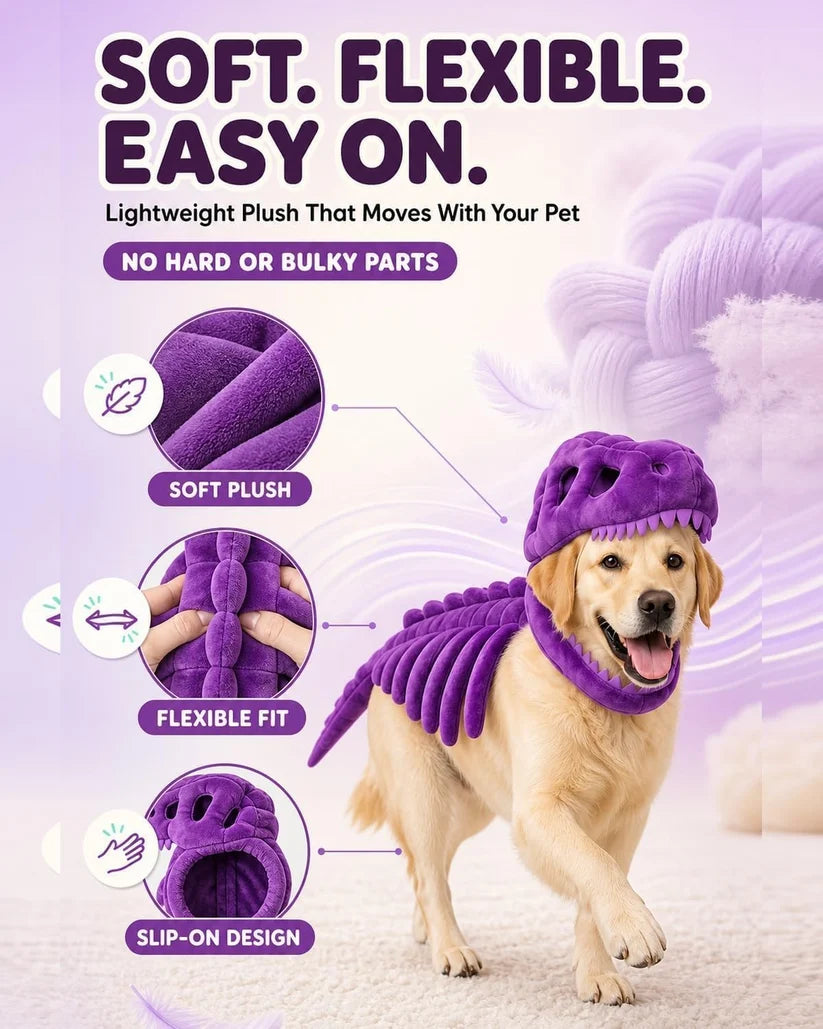 Dinosaur Skeleton Pet Costume – Turn Your Pet Into a Roaring Dino