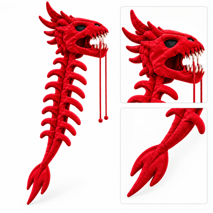 Dinosaur Skeleton Plush – Soft & Premium Cozy Companion