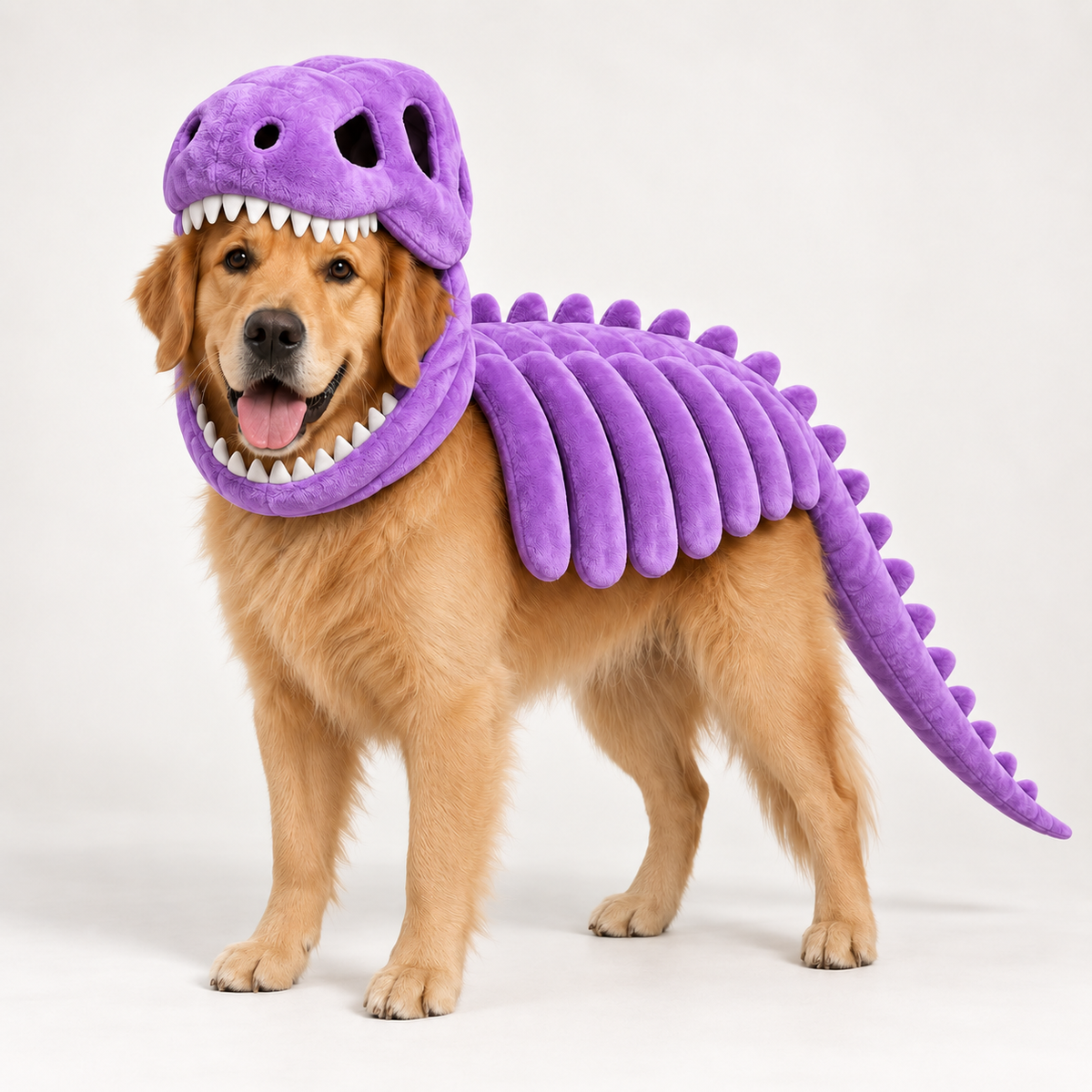 Dinosaur Skeleton Pet Costume – Turn Your Pet Into a Roaring Dino