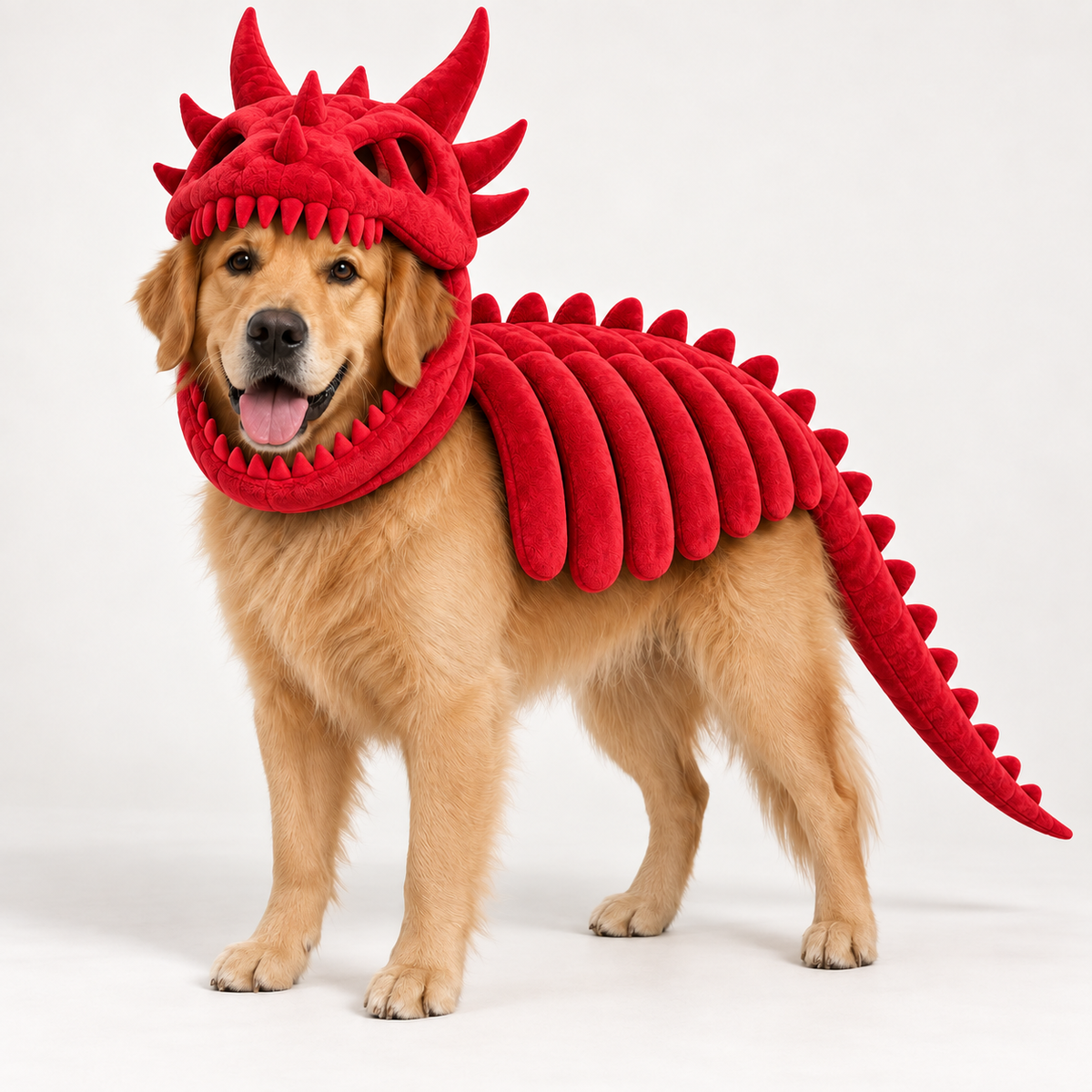 Dinosaur Skeleton Pet Costume – Turn Your Pet Into a Roaring Dino