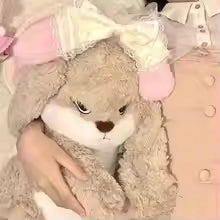 Angry Rabbit Plush Toy Cute