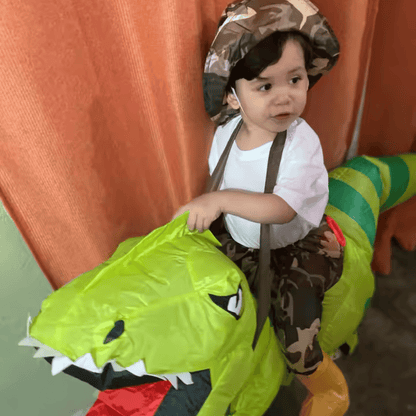 Ride Into Adventure with a Giant Dinosaur