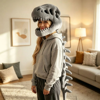 Dinosaur Skeleton Headgear Pillow
