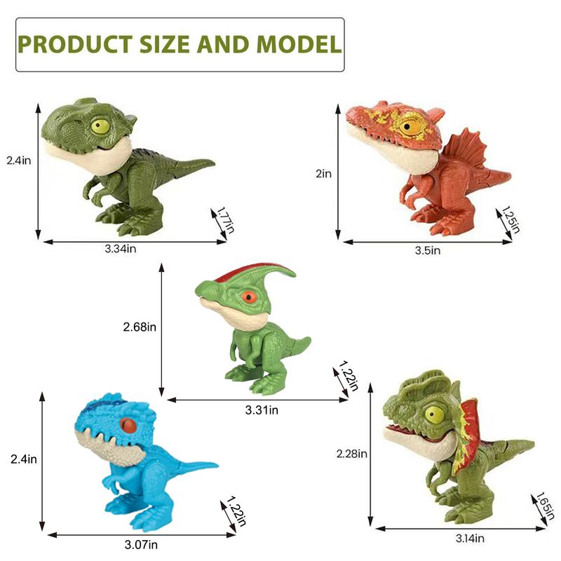 Painless Biting Finger Dinosaur Action Figures